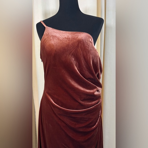 Revelry Maxi One Shoulder Dress Sz 14 Prom/Formal - Picture 2 of 4